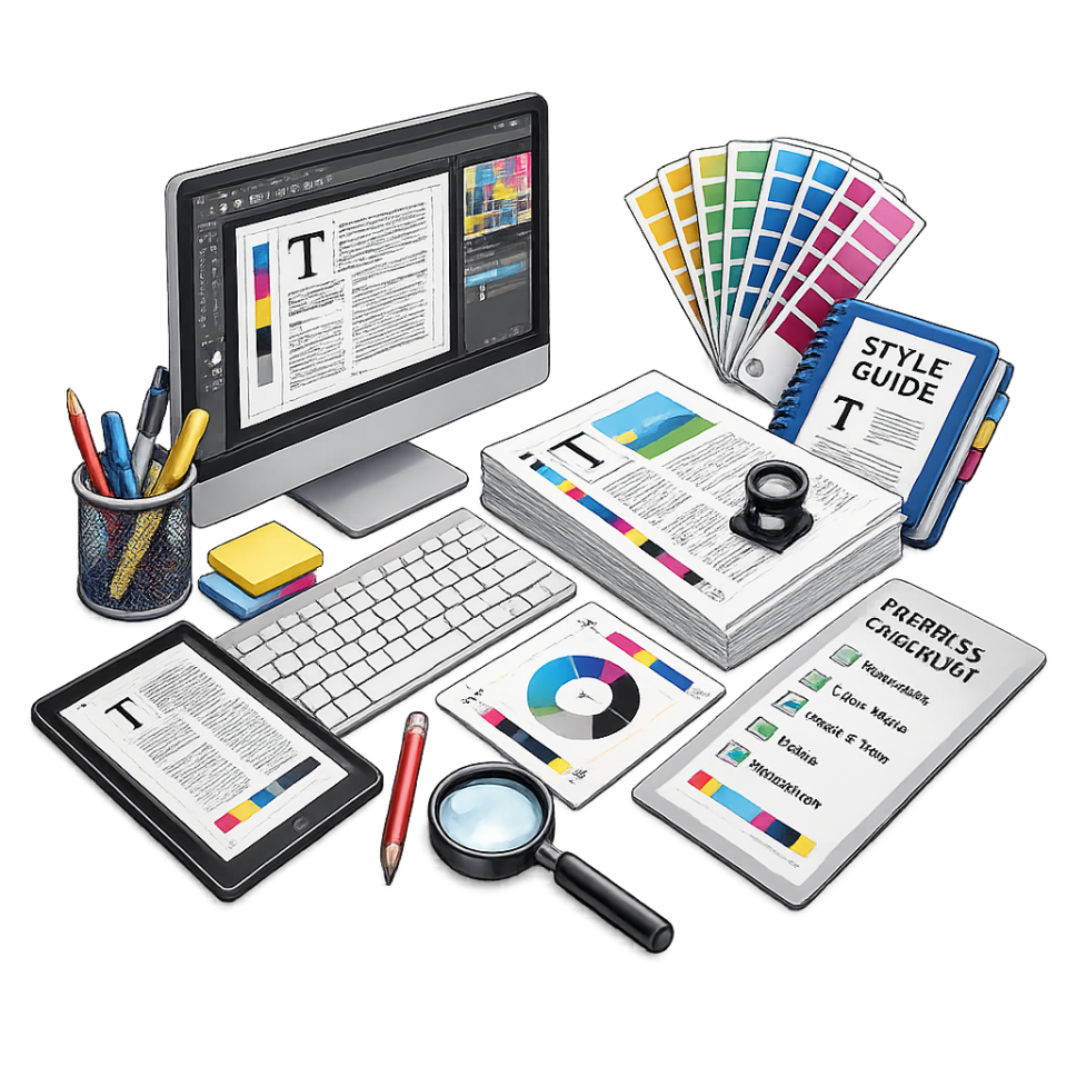 typesetting and prepress